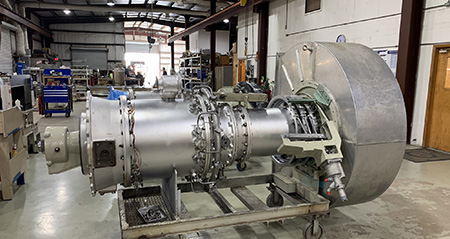 testing Centaur 40 turbine